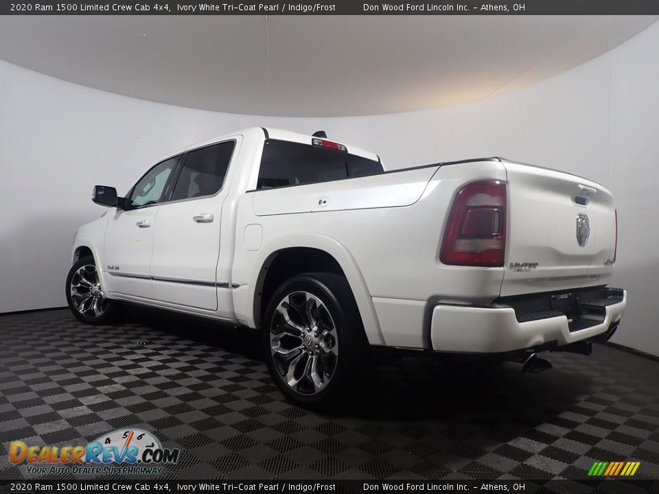 2020 Ram 1500 Limited Crew Cab 4x4 Ivory White Tri-Coat Pearl / Indigo/Frost Photo #13