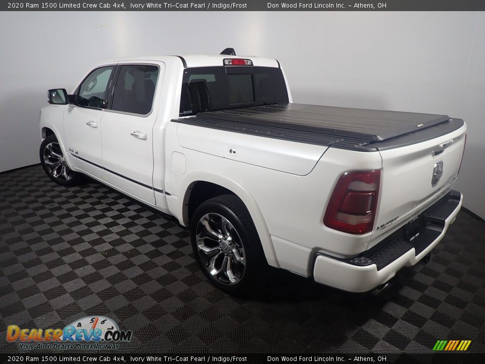 2020 Ram 1500 Limited Crew Cab 4x4 Ivory White Tri-Coat Pearl / Indigo/Frost Photo #14