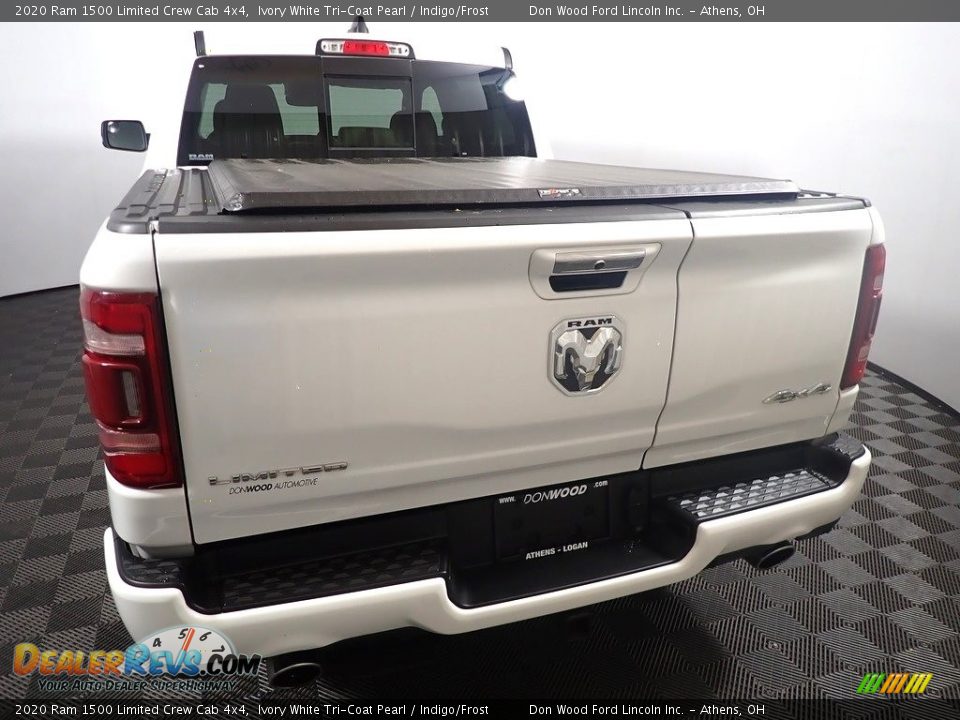 2020 Ram 1500 Limited Crew Cab 4x4 Ivory White Tri-Coat Pearl / Indigo/Frost Photo #15