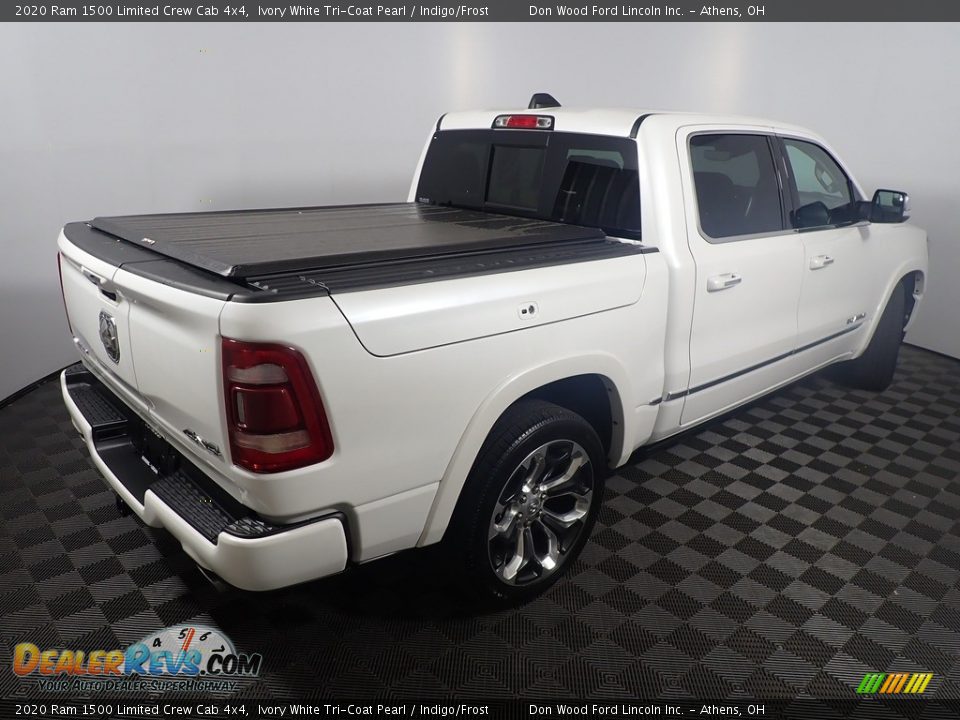 2020 Ram 1500 Limited Crew Cab 4x4 Ivory White Tri-Coat Pearl / Indigo/Frost Photo #18