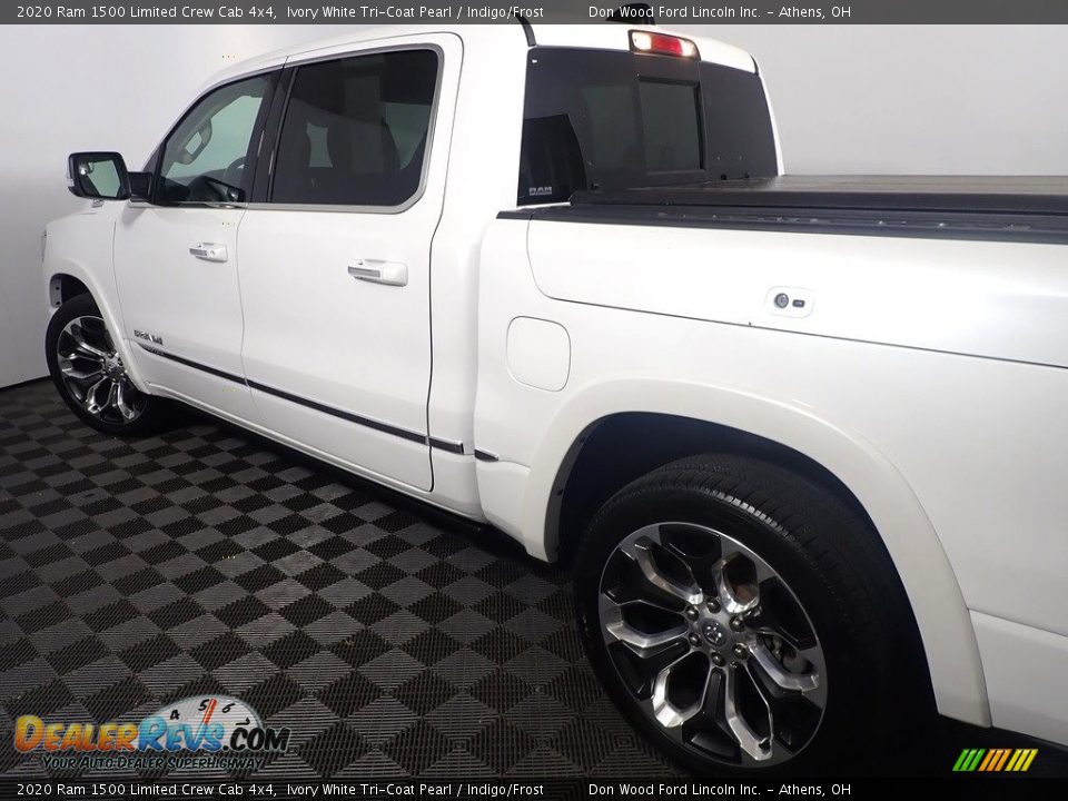 2020 Ram 1500 Limited Crew Cab 4x4 Ivory White Tri-Coat Pearl / Indigo/Frost Photo #21