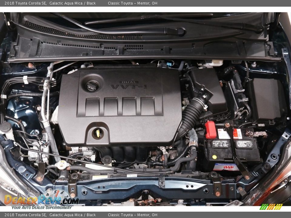 2018 Toyota Corolla SE Galactic Aqua Mica / Black Photo #17