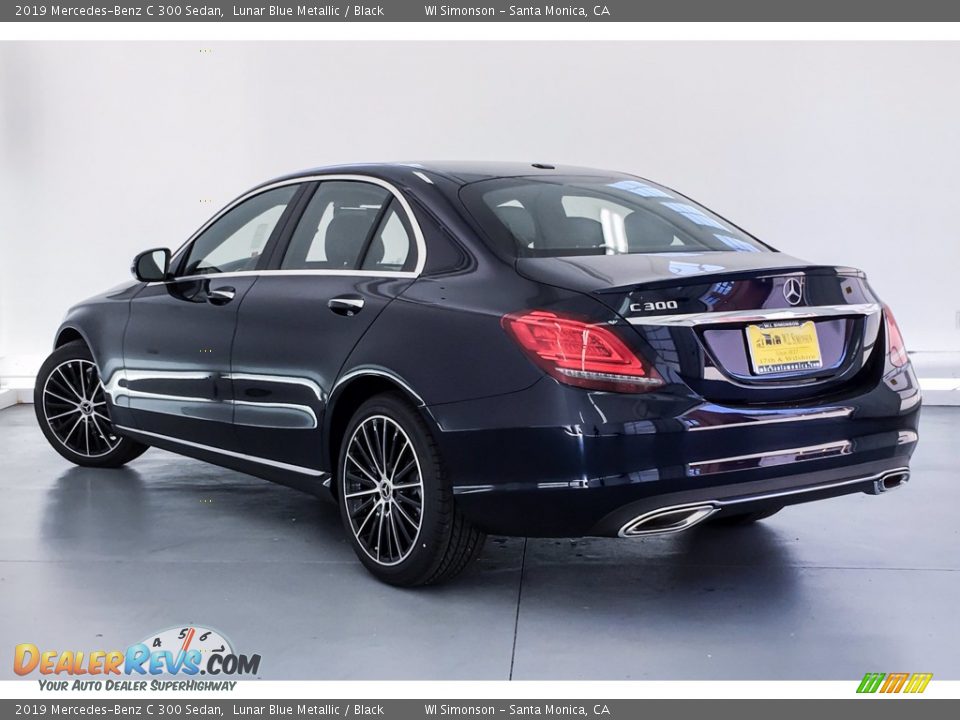 2019 Mercedes-Benz C 300 Sedan Lunar Blue Metallic / Black Photo #2