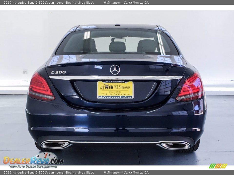 2019 Mercedes-Benz C 300 Sedan Lunar Blue Metallic / Black Photo #3