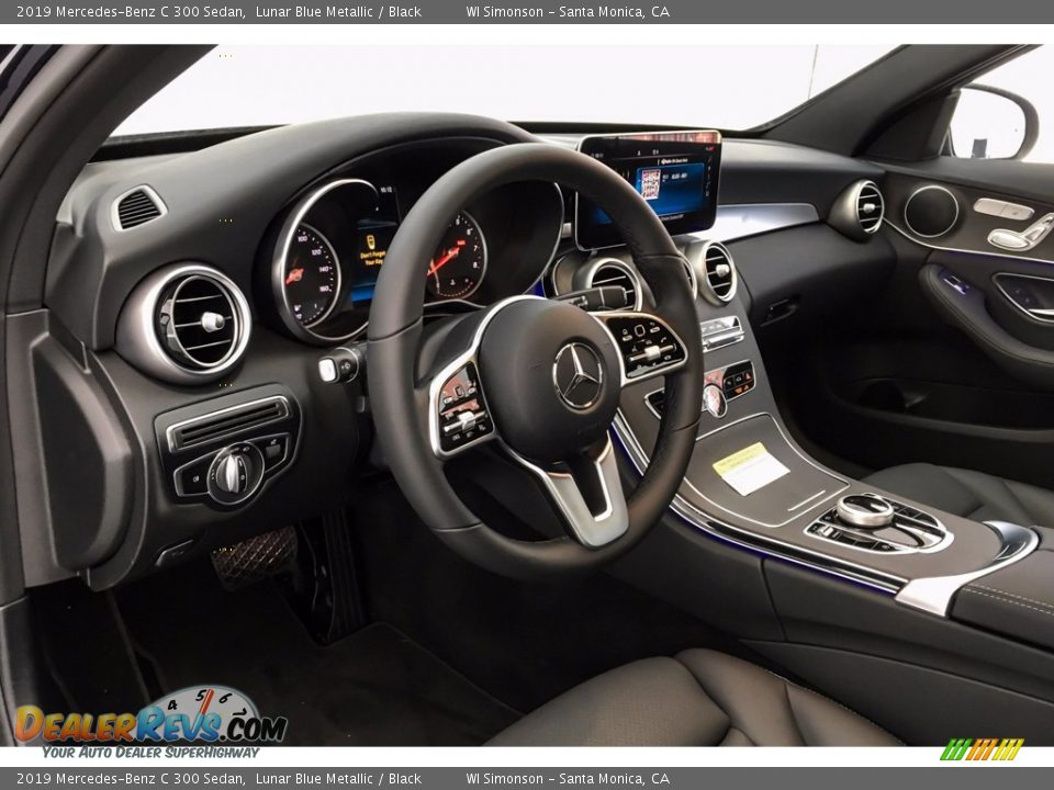 2019 Mercedes-Benz C 300 Sedan Lunar Blue Metallic / Black Photo #4