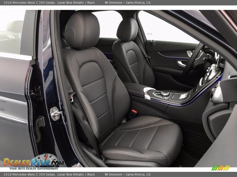 2019 Mercedes-Benz C 300 Sedan Lunar Blue Metallic / Black Photo #5