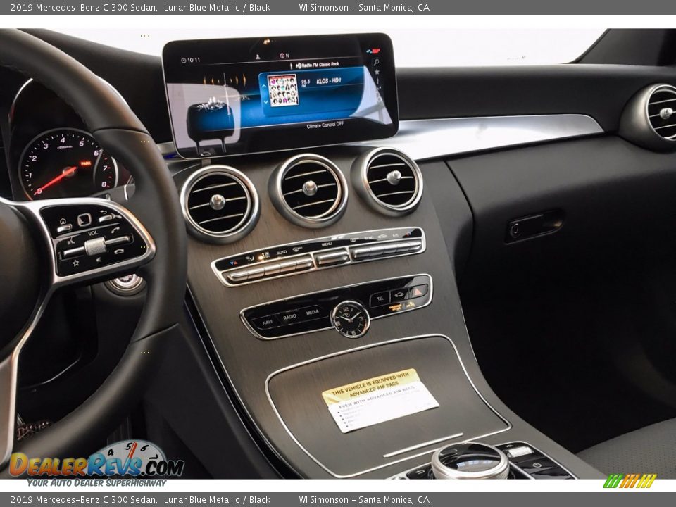 2019 Mercedes-Benz C 300 Sedan Lunar Blue Metallic / Black Photo #6