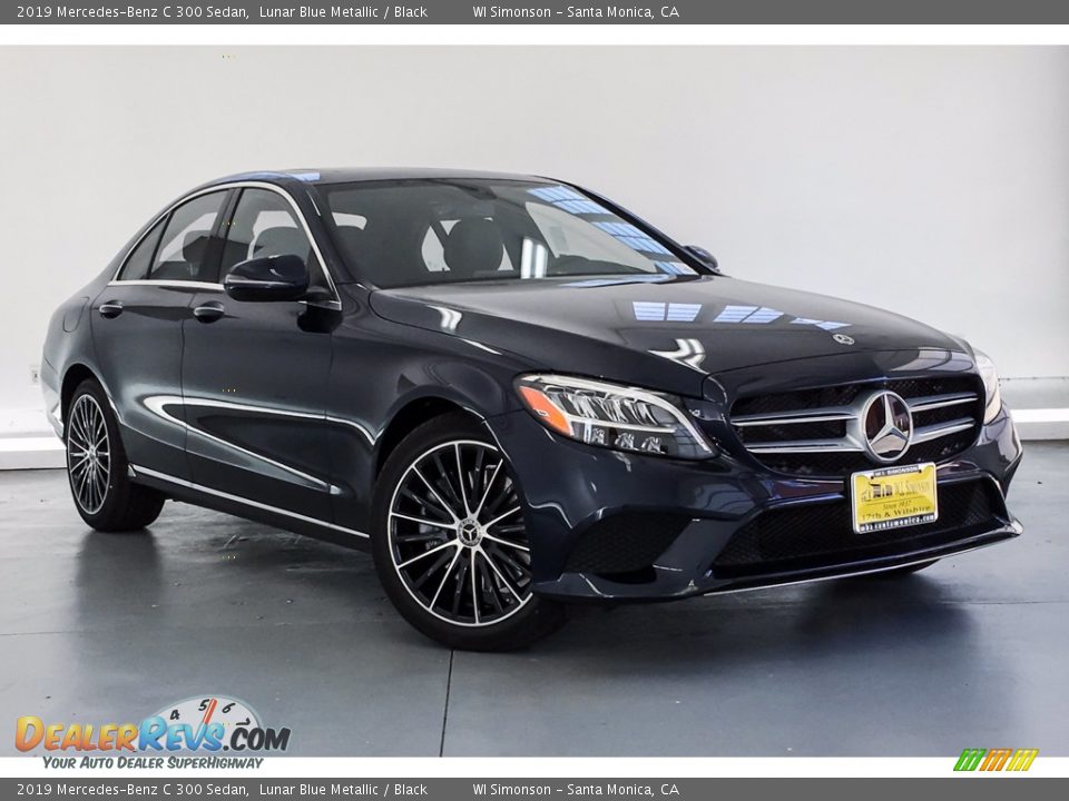 2019 Mercedes-Benz C 300 Sedan Lunar Blue Metallic / Black Photo #12