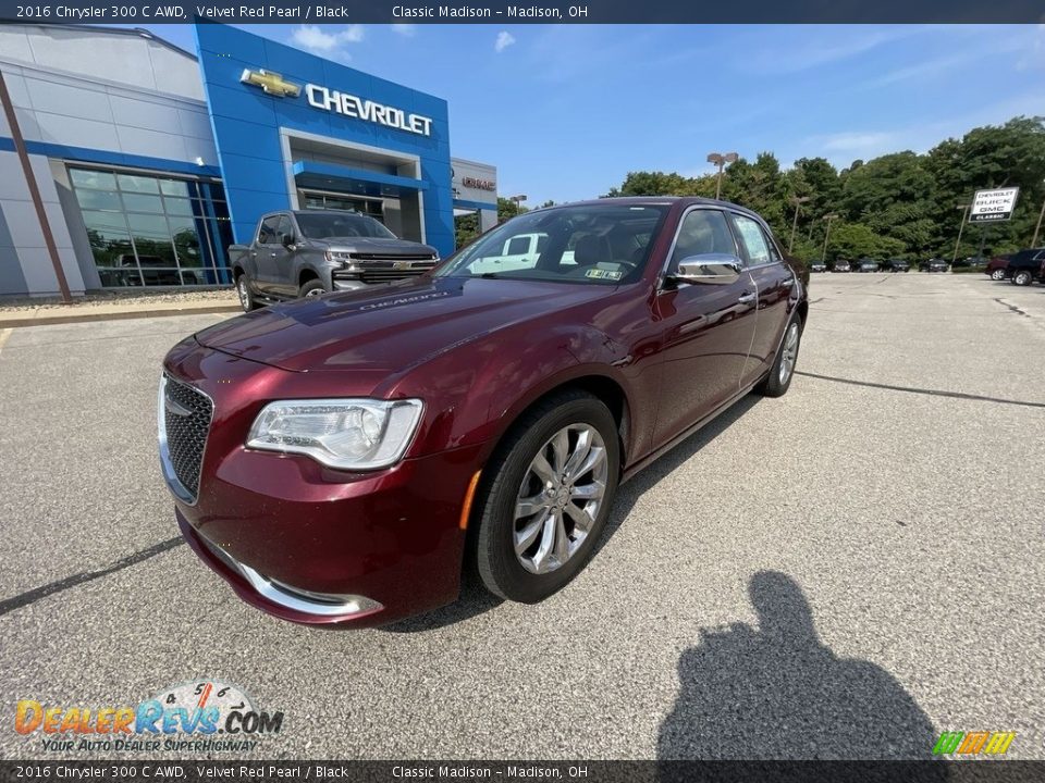 2016 Chrysler 300 C AWD Velvet Red Pearl / Black Photo #1