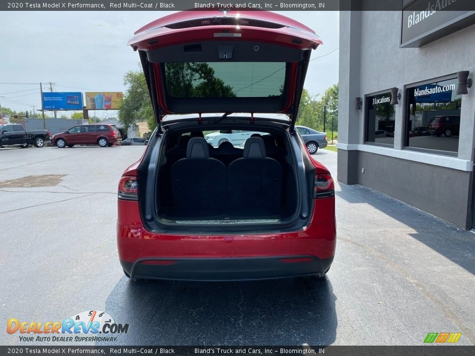 2020 Tesla Model X Performance Red Multi-Coat / Black Photo #8
