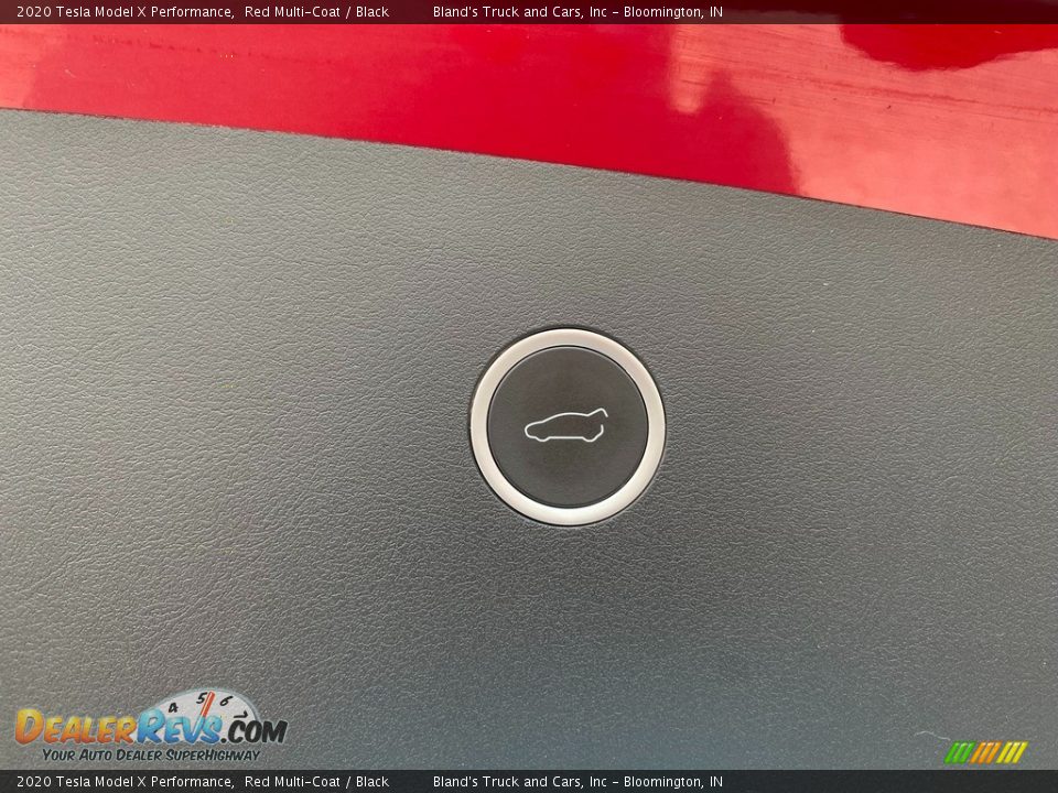 2020 Tesla Model X Performance Red Multi-Coat / Black Photo #11