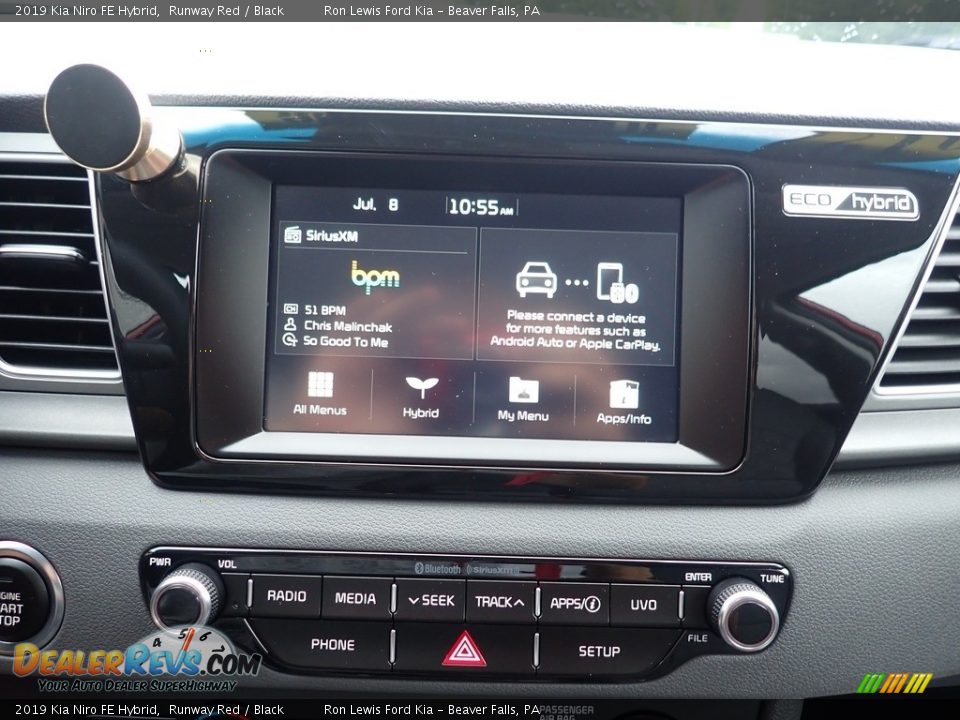 2019 Kia Niro FE Hybrid Runway Red / Black Photo #17