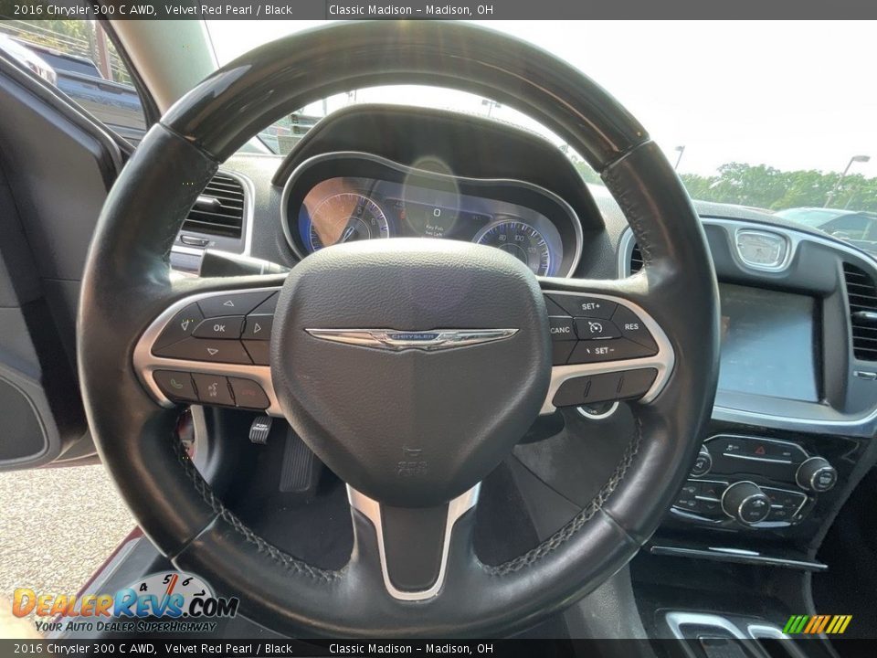2016 Chrysler 300 C AWD Velvet Red Pearl / Black Photo #9