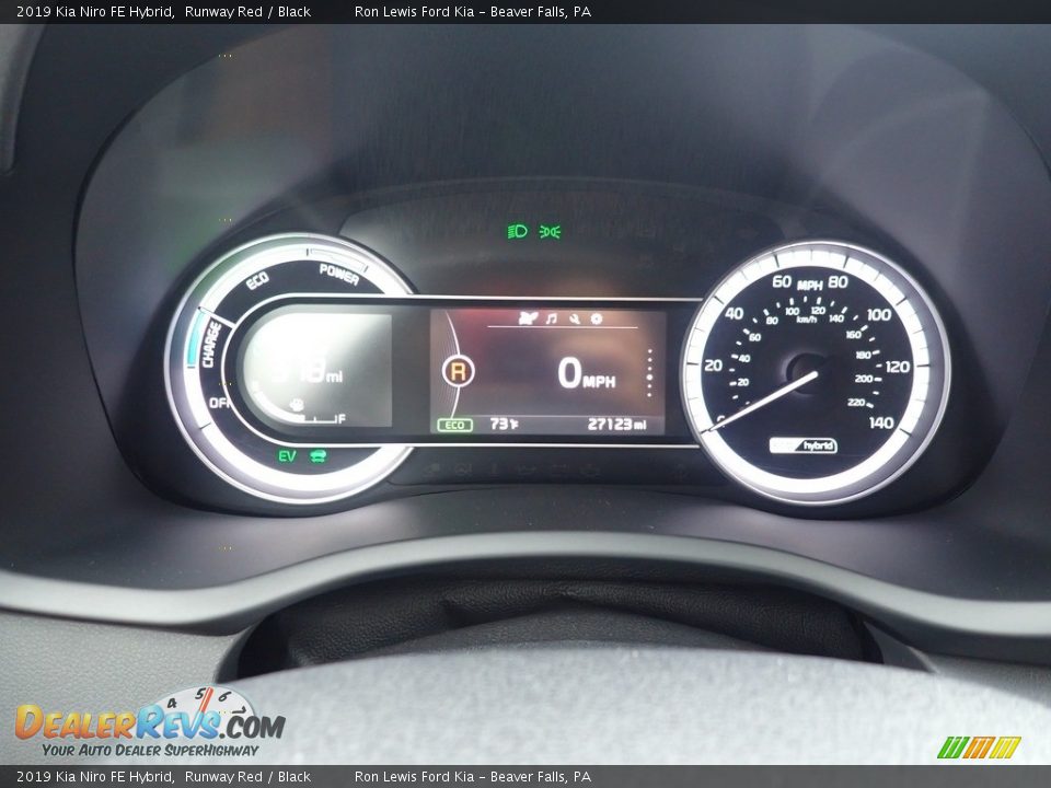 2019 Kia Niro FE Hybrid Runway Red / Black Photo #19