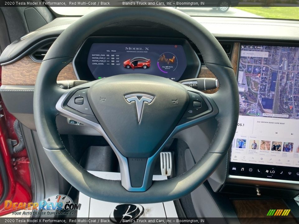 2020 Tesla Model X Performance Steering Wheel Photo #14