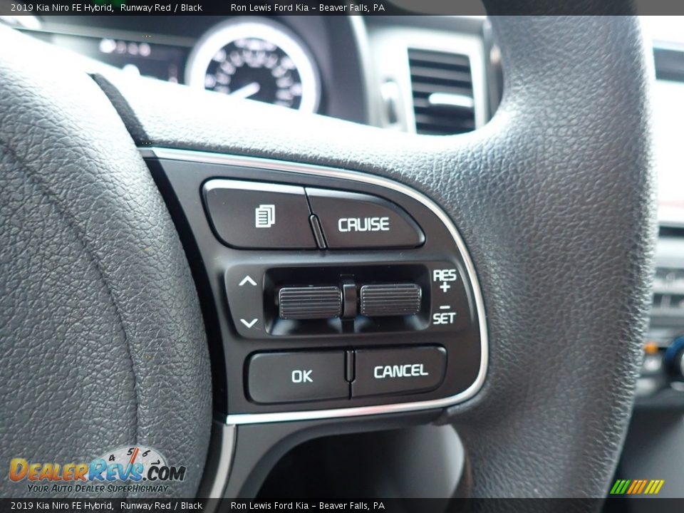 2019 Kia Niro FE Hybrid Runway Red / Black Photo #20