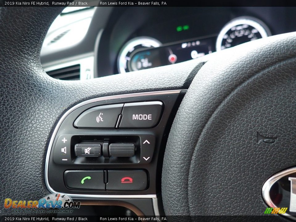2019 Kia Niro FE Hybrid Runway Red / Black Photo #21