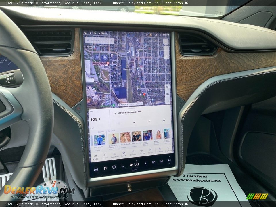 Navigation of 2020 Tesla Model X Performance Photo #21