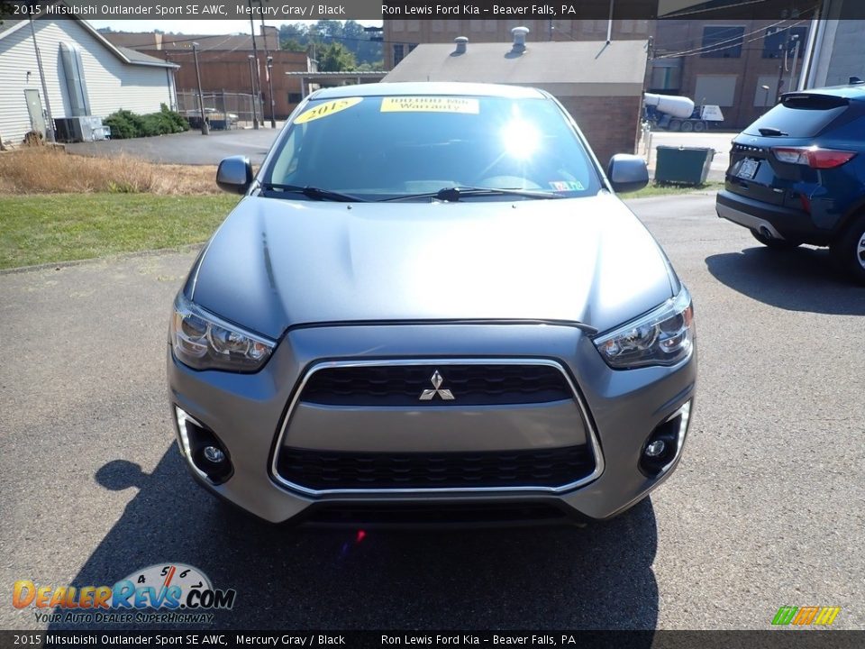 2015 Mitsubishi Outlander Sport SE AWC Mercury Gray / Black Photo #4