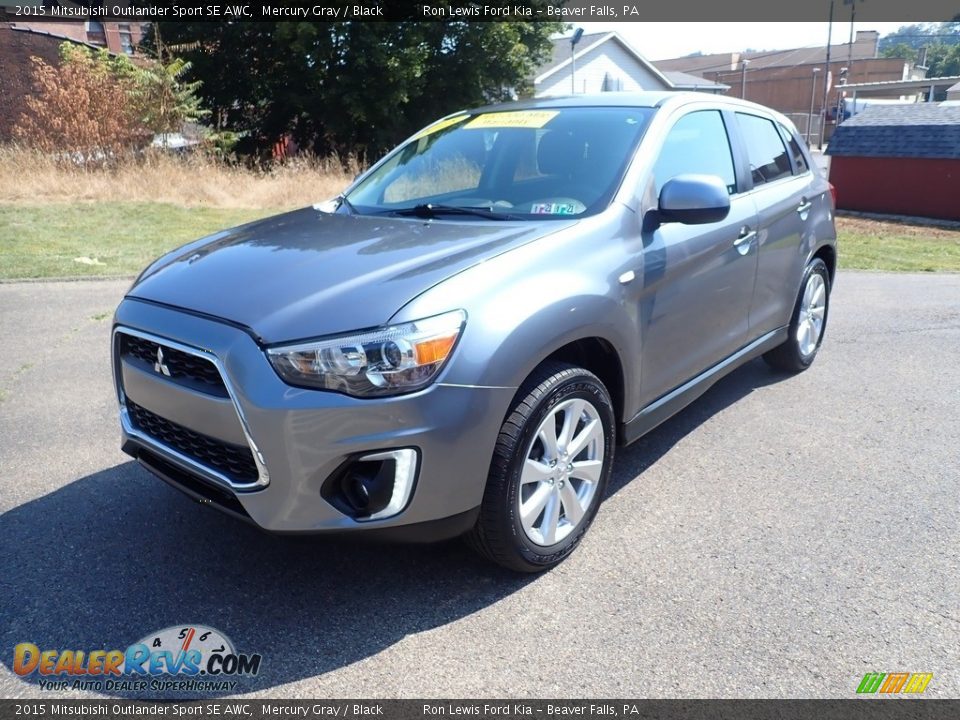 2015 Mitsubishi Outlander Sport SE AWC Mercury Gray / Black Photo #5