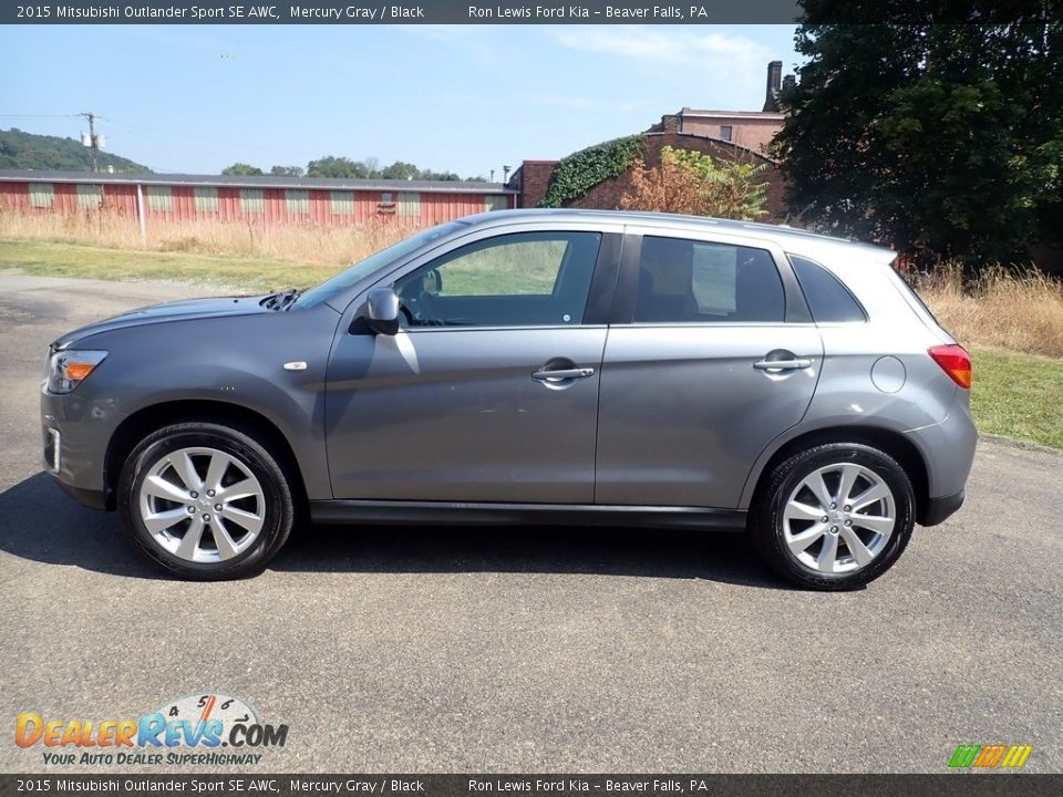 2015 Mitsubishi Outlander Sport SE AWC Mercury Gray / Black Photo #6