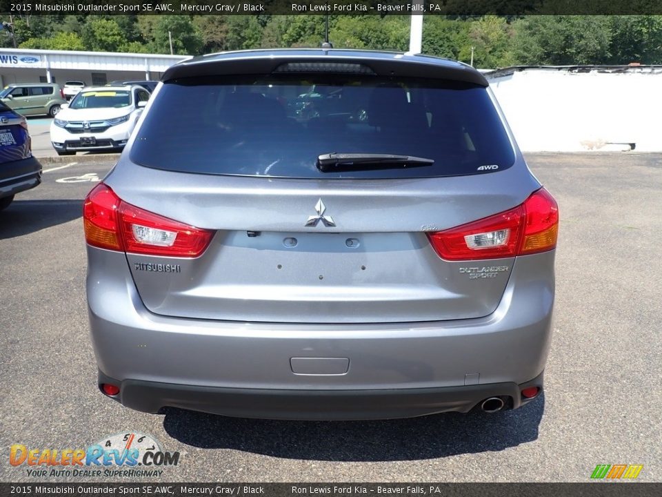 2015 Mitsubishi Outlander Sport SE AWC Mercury Gray / Black Photo #8