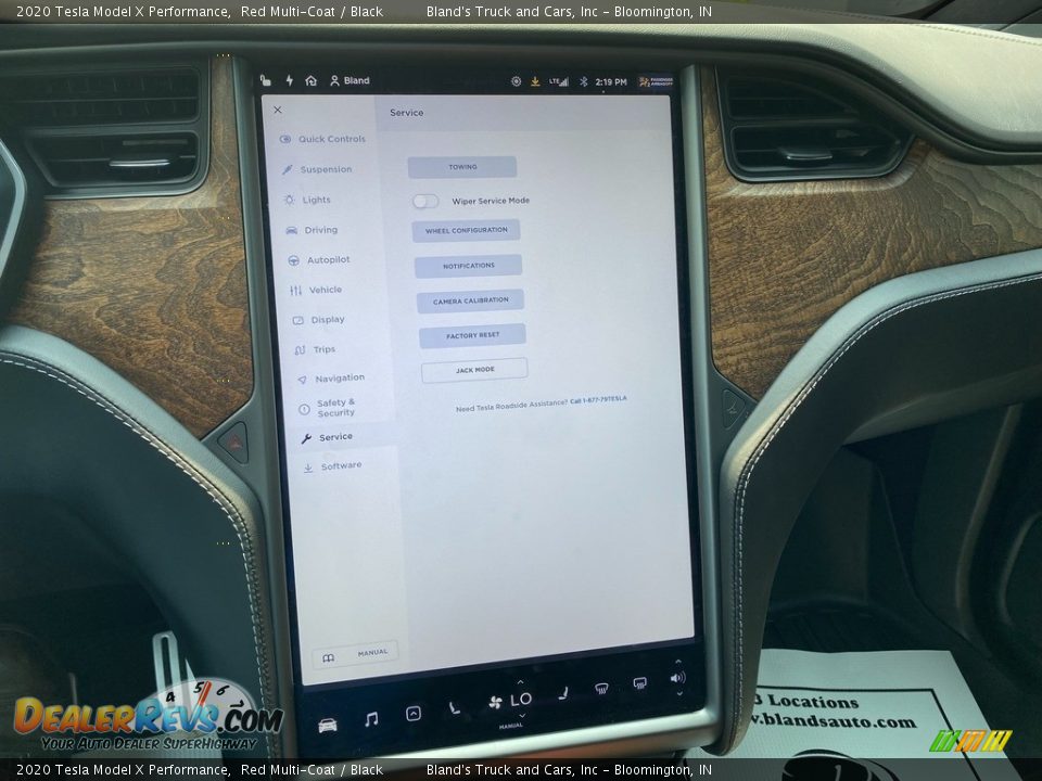 Controls of 2020 Tesla Model X Performance Photo #32