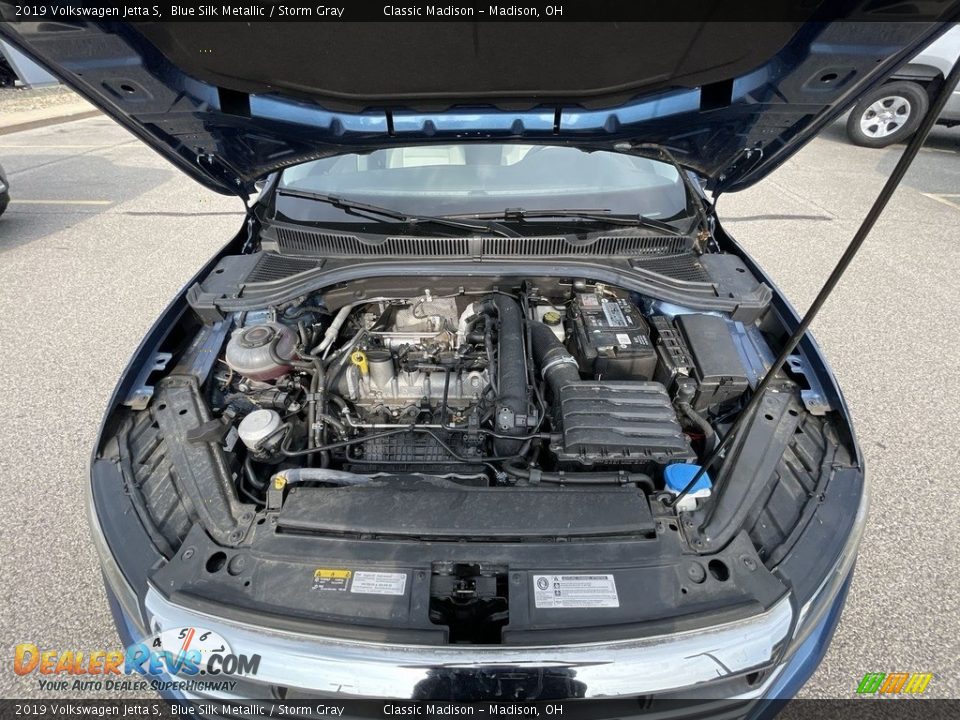2019 Volkswagen Jetta S Blue Silk Metallic / Storm Gray Photo #10