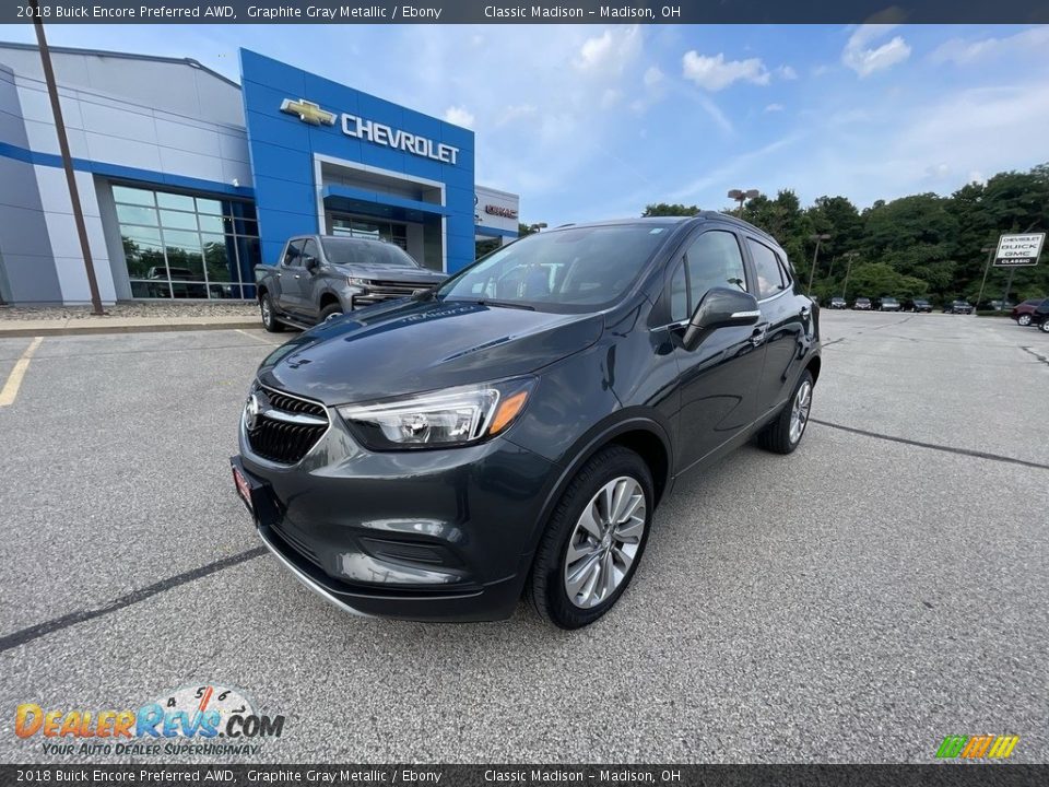 2018 Buick Encore Preferred AWD Graphite Gray Metallic / Ebony Photo #1