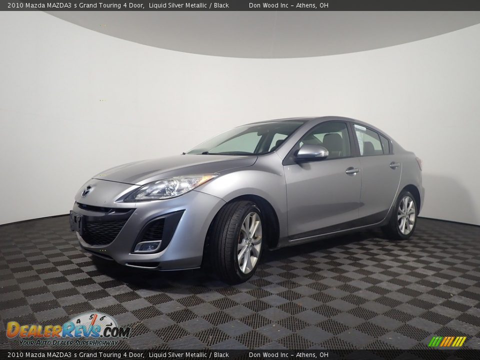 2010 Mazda MAZDA3 s Grand Touring 4 Door Liquid Silver Metallic / Black Photo #9