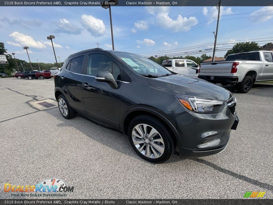 2018 Buick Encore Preferred AWD Graphite Gray Metallic / Ebony Photo #4