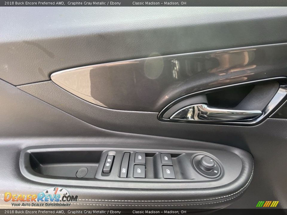 2018 Buick Encore Preferred AWD Graphite Gray Metallic / Ebony Photo #8