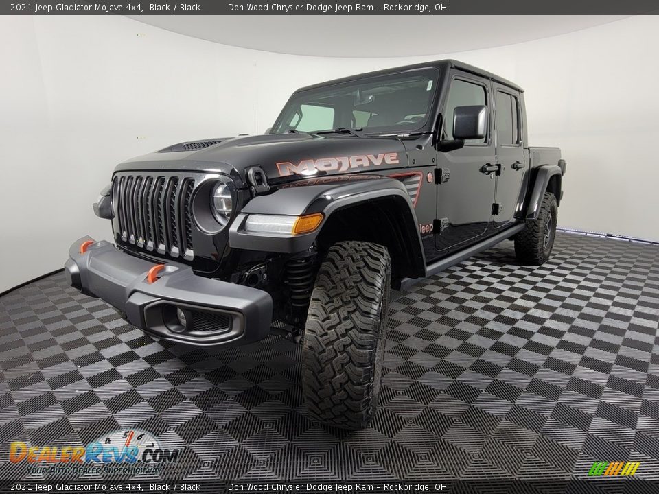2021 Jeep Gladiator Mojave 4x4 Black / Black Photo #6