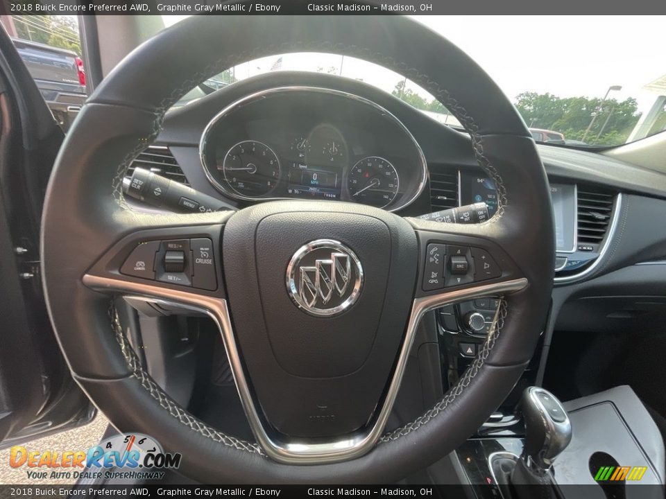 2018 Buick Encore Preferred AWD Graphite Gray Metallic / Ebony Photo #9