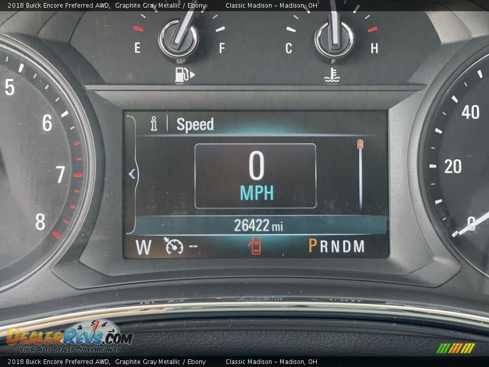 2018 Buick Encore Preferred AWD Graphite Gray Metallic / Ebony Photo #10