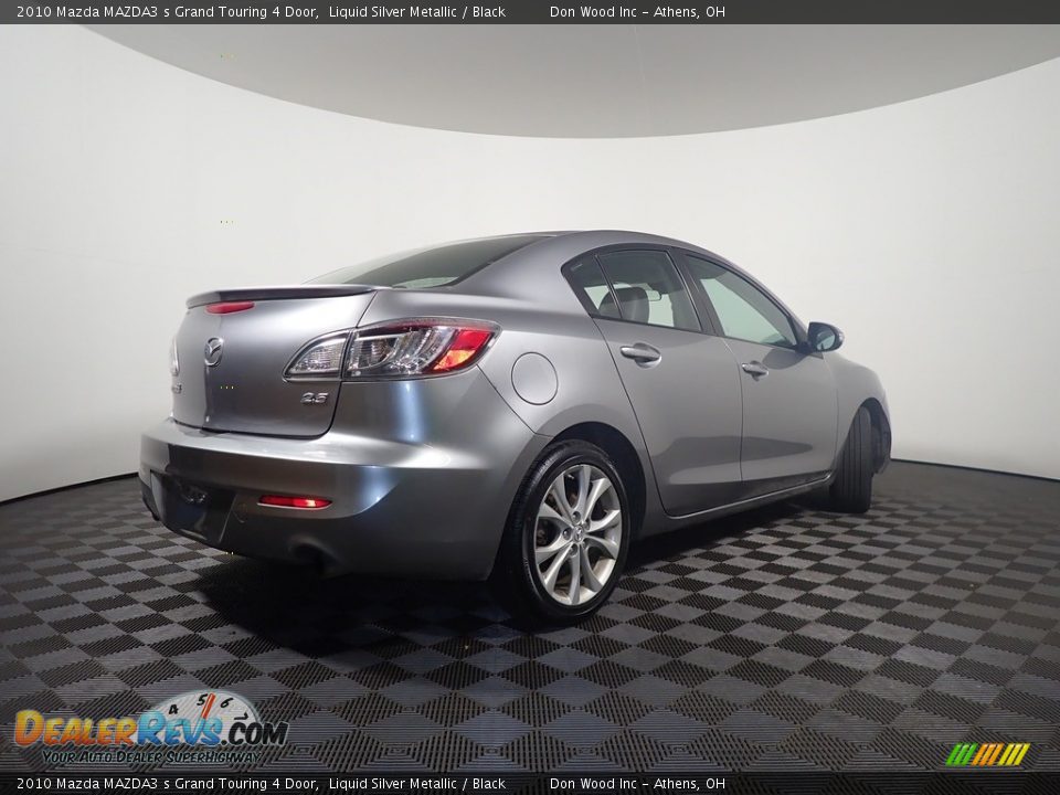 2010 Mazda MAZDA3 s Grand Touring 4 Door Liquid Silver Metallic / Black Photo #17