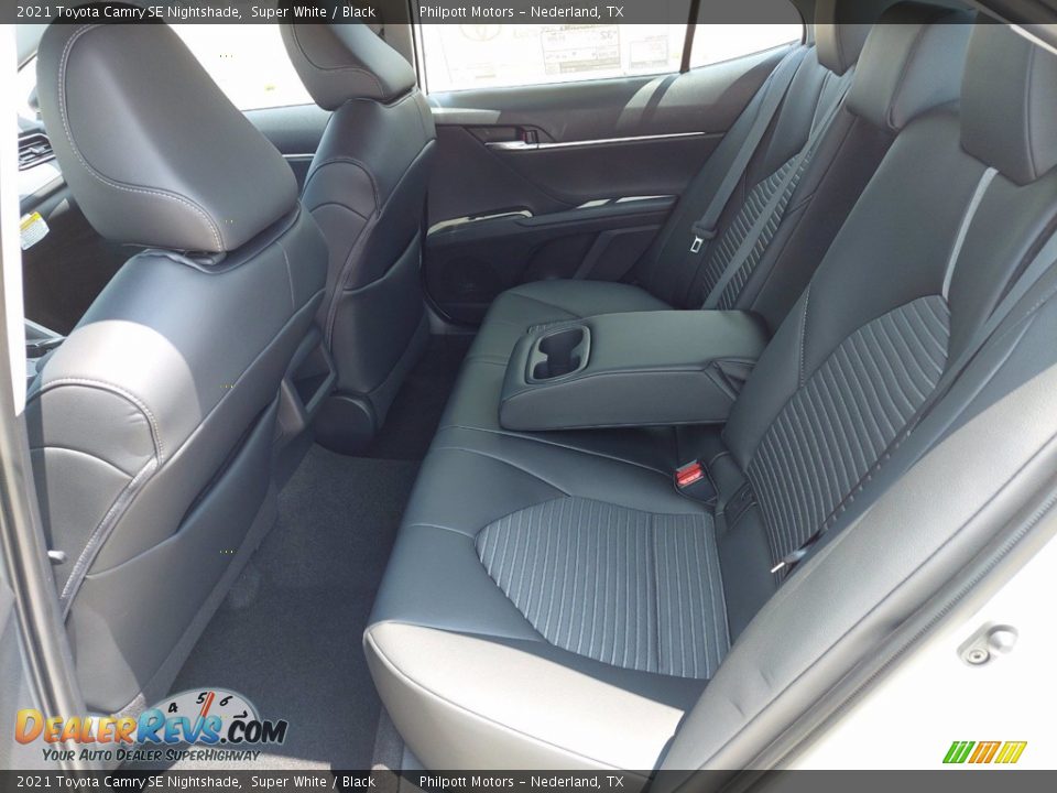 2021 Toyota Camry SE Nightshade Super White / Black Photo #11