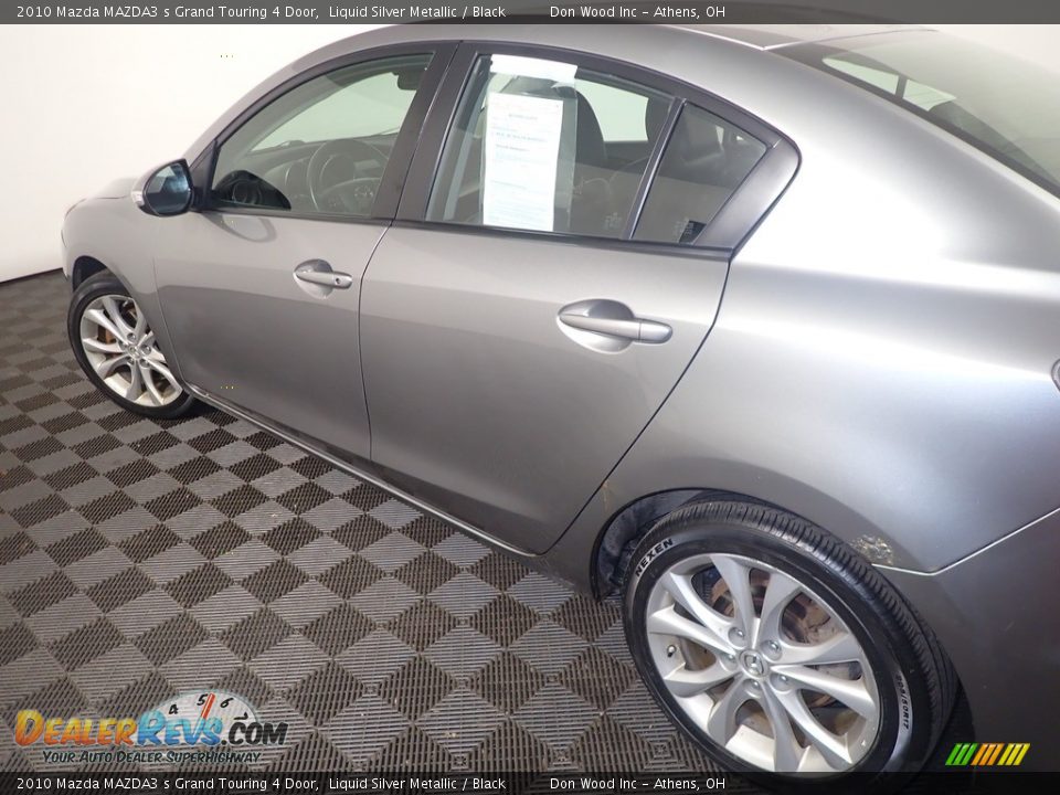 2010 Mazda MAZDA3 s Grand Touring 4 Door Liquid Silver Metallic / Black Photo #19