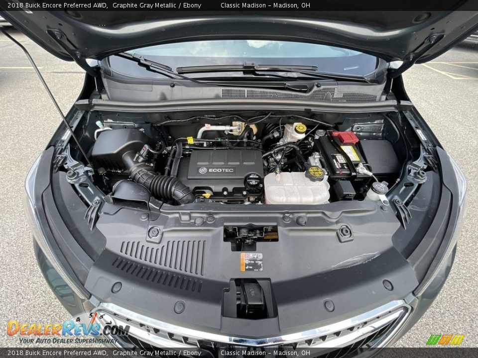 2018 Buick Encore Preferred AWD Graphite Gray Metallic / Ebony Photo #17