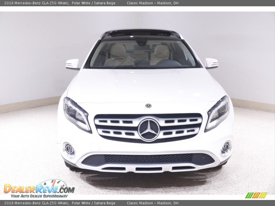 2019 Mercedes-Benz GLA 250 4Matic Polar White / Sahara Beige Photo #2