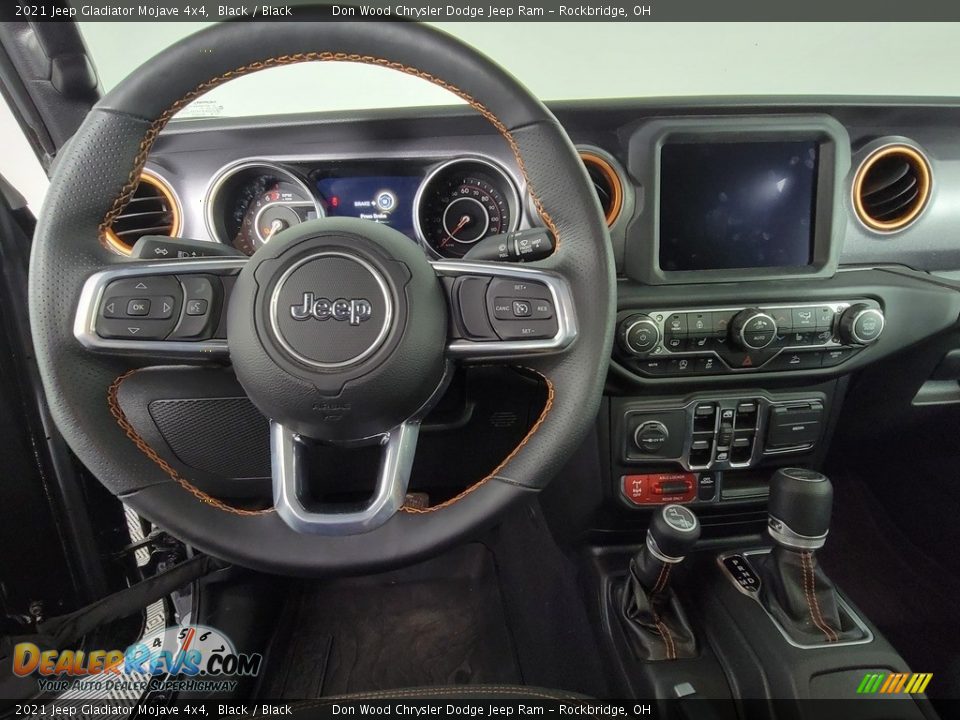 2021 Jeep Gladiator Mojave 4x4 Black / Black Photo #19