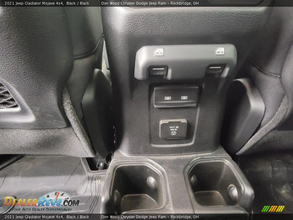 2021 Jeep Gladiator Mojave 4x4 Black / Black Photo #29
