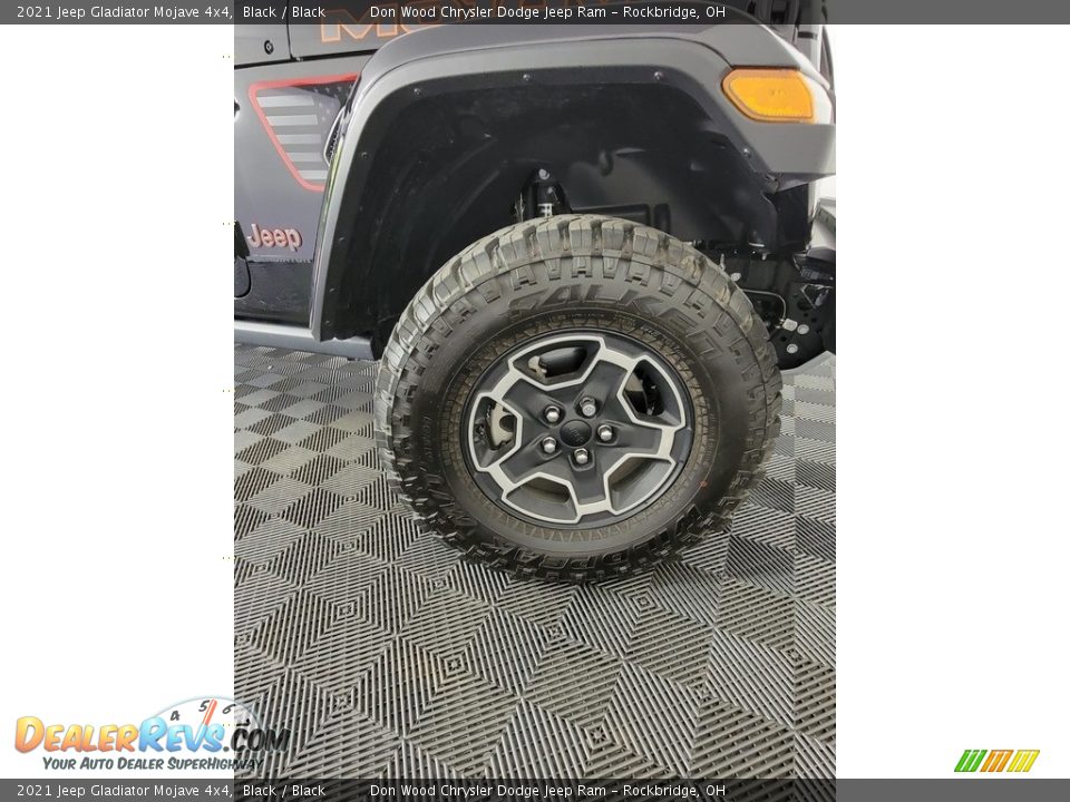 2021 Jeep Gladiator Mojave 4x4 Black / Black Photo #36