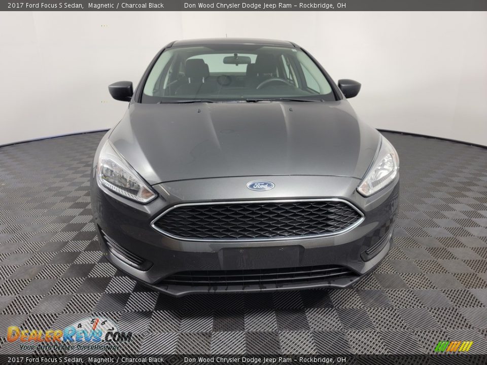 2017 Ford Focus S Sedan Magnetic / Charcoal Black Photo #4