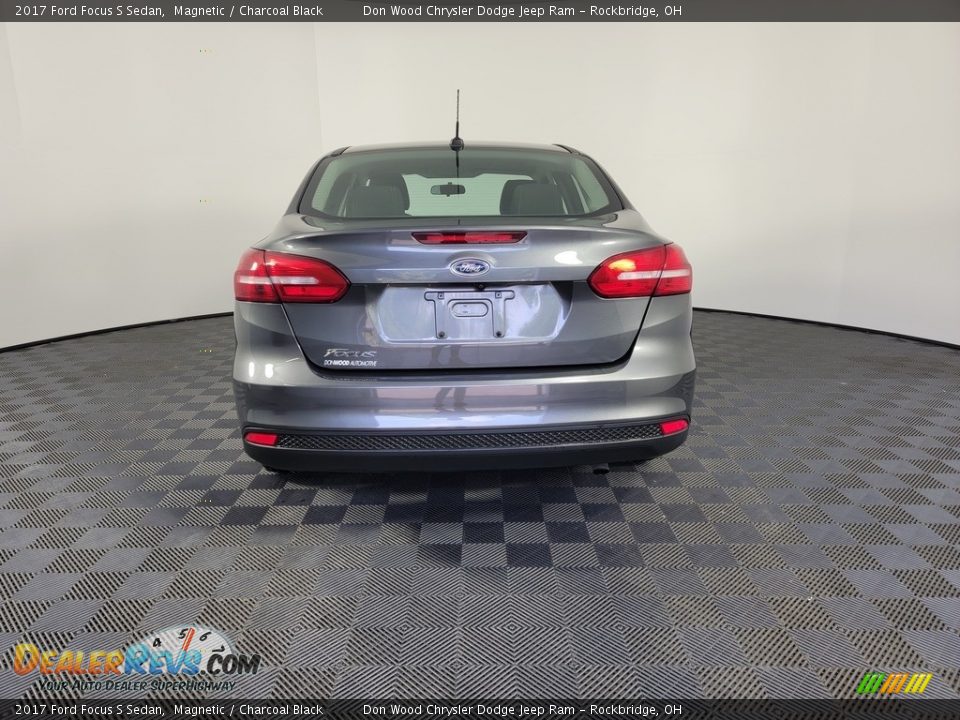 2017 Ford Focus S Sedan Magnetic / Charcoal Black Photo #8