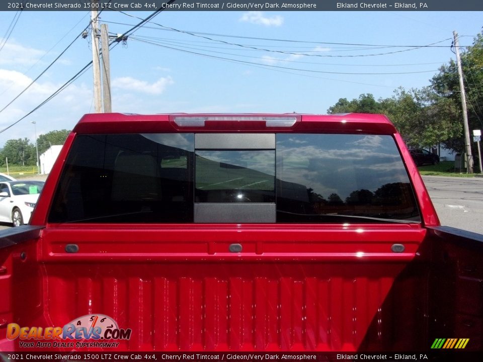 2021 Chevrolet Silverado 1500 LTZ Crew Cab 4x4 Cherry Red Tintcoat / Gideon/Very Dark Atmosphere Photo #10