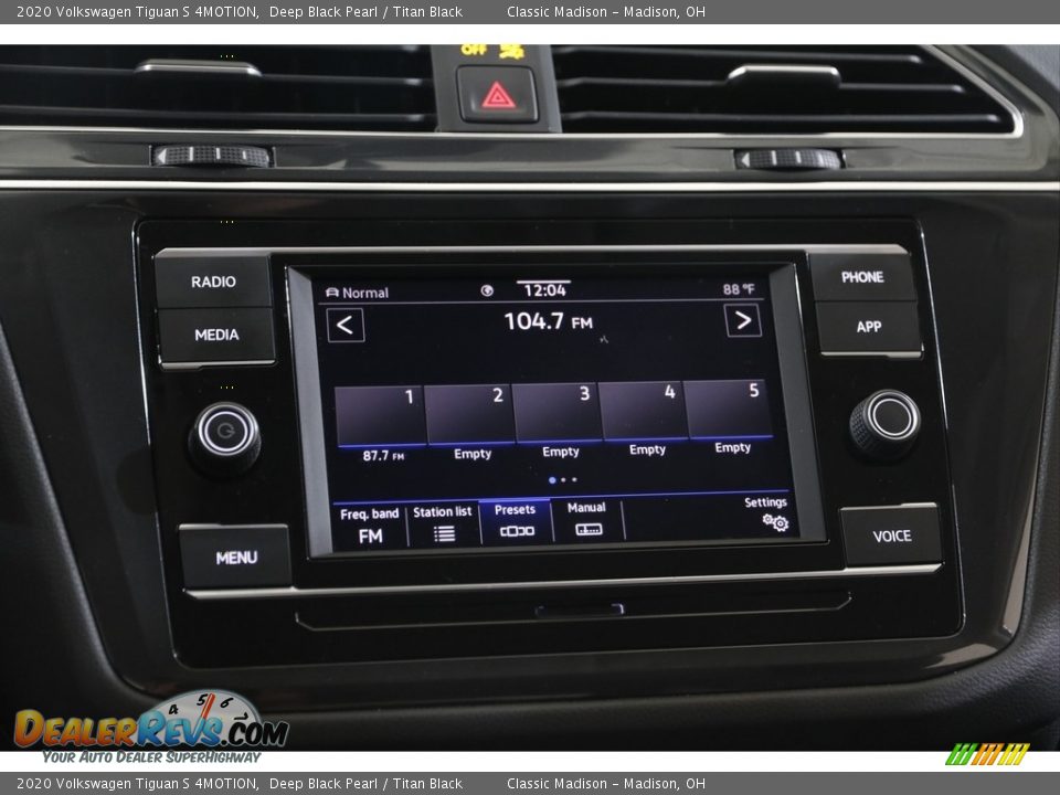 2020 Volkswagen Tiguan S 4MOTION Deep Black Pearl / Titan Black Photo #10