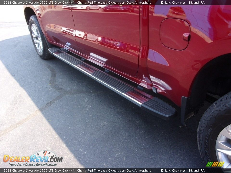 2021 Chevrolet Silverado 1500 LTZ Crew Cab 4x4 Cherry Red Tintcoat / Gideon/Very Dark Atmosphere Photo #15