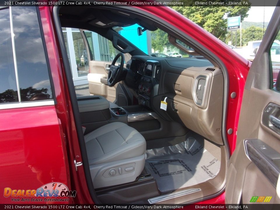 2021 Chevrolet Silverado 1500 LTZ Crew Cab 4x4 Cherry Red Tintcoat / Gideon/Very Dark Atmosphere Photo #20