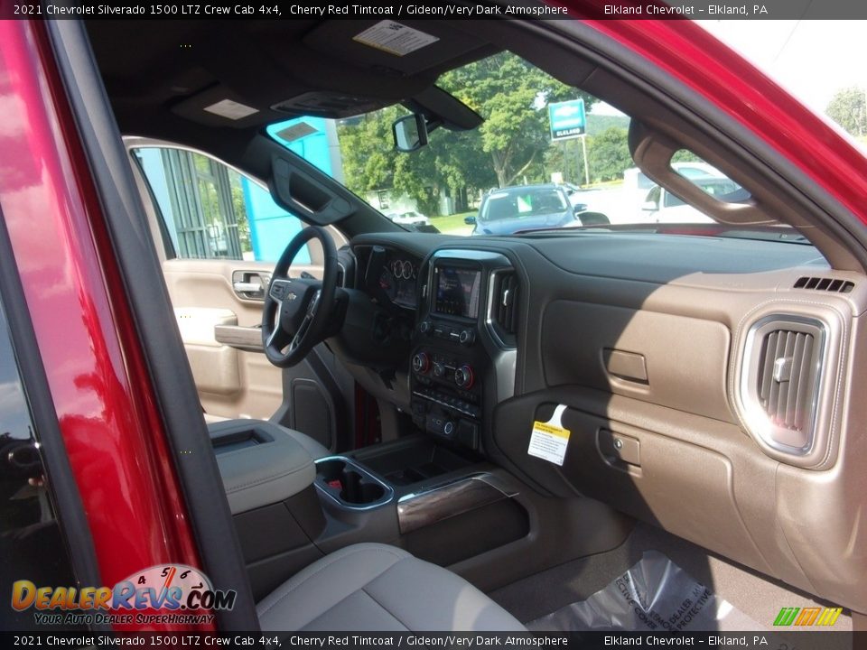 2021 Chevrolet Silverado 1500 LTZ Crew Cab 4x4 Cherry Red Tintcoat / Gideon/Very Dark Atmosphere Photo #21